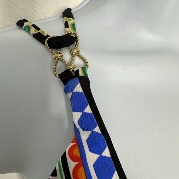 Trina Turk Maxi Dress Size M Kon Tiki Halter - Picture 5 of 16